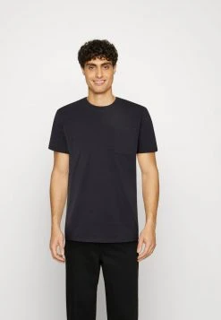 Esprit Herren NEBU DYE - T-Shirt Basic - Black