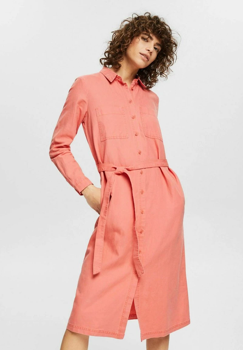 Esprit Damen Jeanskleid - Orange 3 Esprit Damen Jeanskleid - Orange