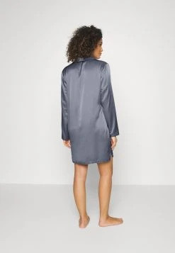 Esprit SHINY NIGHTSHIRT - Nachthemd - Grey Blue | Damen -Esprit Verkäufe 2024 1772763debb14eb294a4d1502fd36242