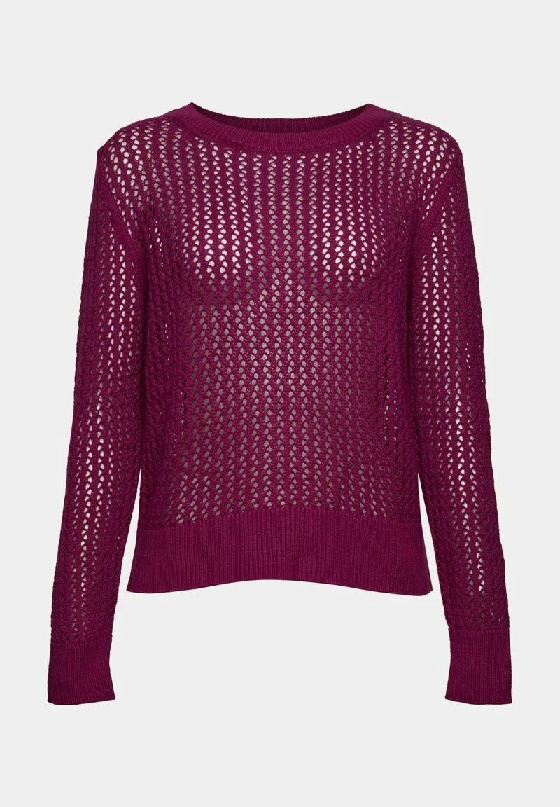 Esprit Damen Strickpullover - Plum Red 11 Esprit Damen Strickpullover - Plum Red – Bild 9