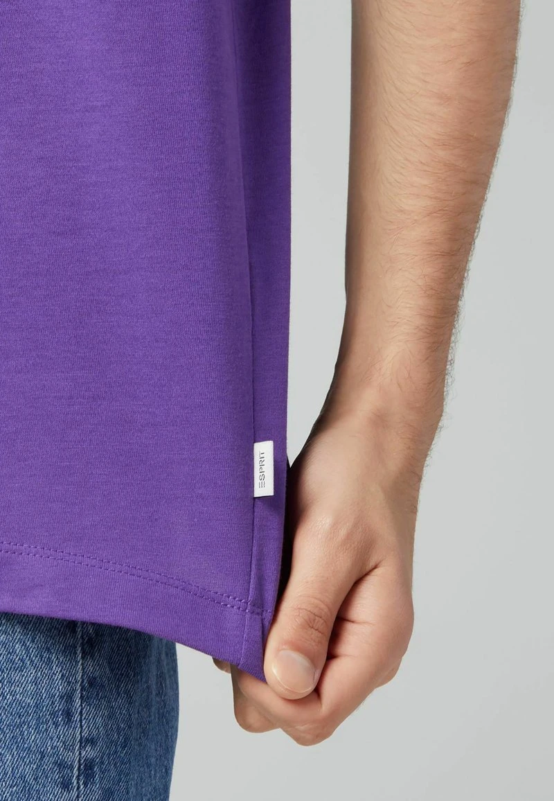 Esprit Herren T-Shirt Print - Purple 7 Esprit Herren T-Shirt Print - Purple – Bild 5