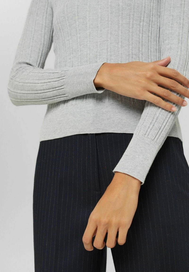 Esprit Damen Strickpullover - Light Grey 6 Esprit Damen Strickpullover - Light Grey – Bild 4