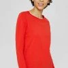 Esprit Langarmshirt - Orange Red | Damen -Esprit Verkäufe 2024 19994076c5734bc8b46df0118ccc2771