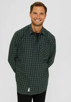 Esprit Herren KARO - Hemd - Teal Blue