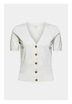 Esprit Damen MIT KURZEN ÄRMELN - Strickjacke - Pastel Grey -Esprit Verkäufe 2024 19ed269a94384c91be5be808899ce207