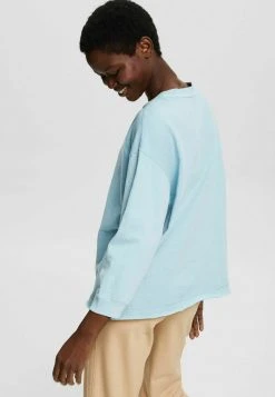 Esprit Damen MIT 3/4 ÄRMELN - Sweatshirt - Grey Blue -Esprit Verkäufe 2024 1a64fa320810409287579ad71525aa87