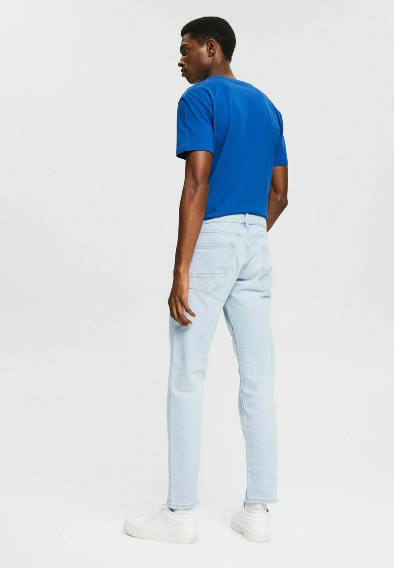 Esprit Herren Jeans Straight Leg - Blue Bleached 5 Esprit Herren Jeans Straight Leg - Blue Bleached – Bild 3