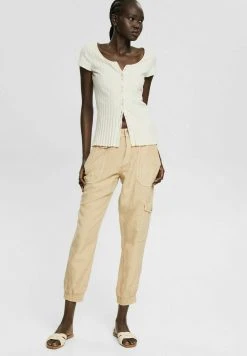 Esprit Damen Cargohose - Sand -Esprit Verkäufe 2024 1b706a594a5349988a88cedf5861df81