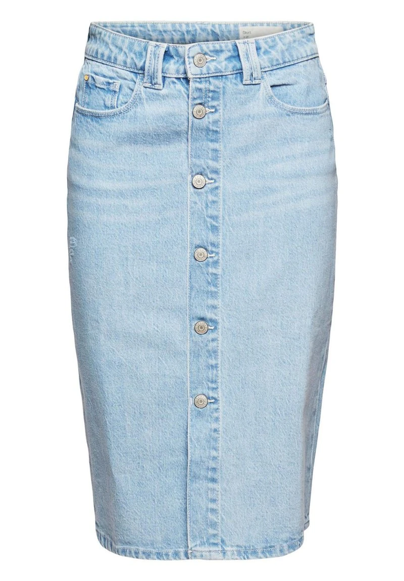 Esprit Damen SKIRTS DENIM - Bleistiftrock - Blue Light Wash 9 Esprit Damen SKIRTS DENIM - Bleistiftrock - Blue Light Wash – Bild 7