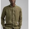 Esprit Herren Hemd - Dark Khaki -Esprit Verkäufe 2024 1bdb0480e3cd436dad907f332662efde