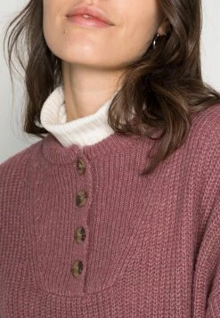 Esprit Damen BUTTON - Strickpullover - Dark Old Pink -Esprit Verkäufe 2024 1d48c95e3ee349a7a19cc2c945d49408