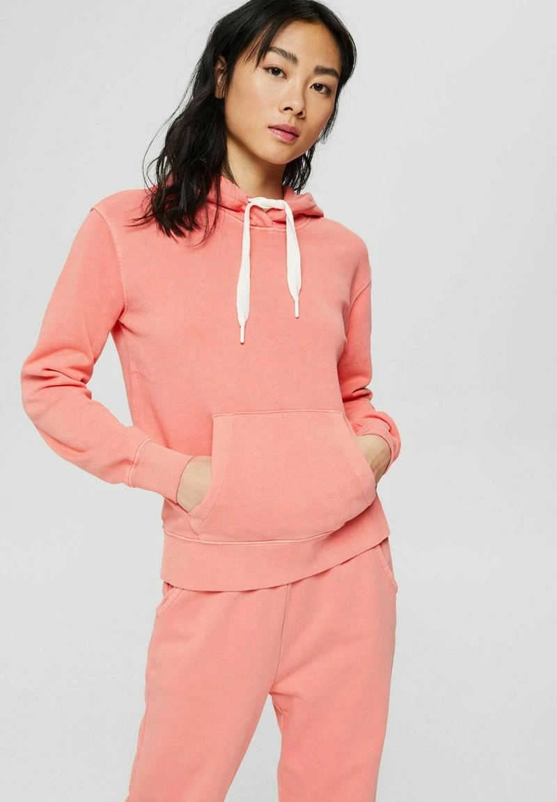 Esprit Damen MIT KONTRASTFARBENER KORDEL - Kapuzenpullover - Coral 6 Esprit Damen MIT KONTRASTFARBENER KORDEL - Kapuzenpullover - Coral – Bild 4