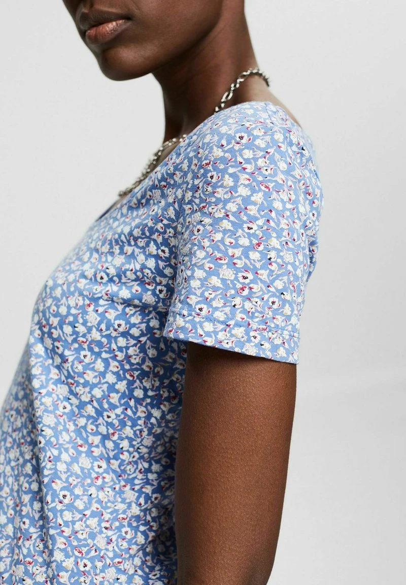 Esprit Damen T-Shirt Print - Light Blue Lavender 6 Esprit Damen T-Shirt Print - Light Blue Lavender – Bild 4