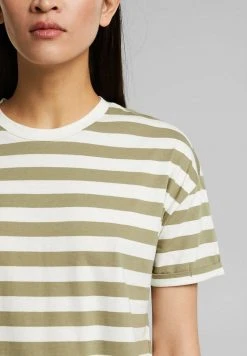 Esprit Damen GESTREIFTES - T-Shirt Print - Light Khaki -Esprit Verkäufe 2024 1e1e7f5eff4d4a66b9638b666ca931e0