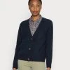 Esprit Damen BUTTONED CARDIGAN - Strickjacke - Navy -Esprit Verkäufe 2024 1e4eb24bff4141f28a7714e2e715fac9