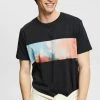 Esprit AW CNECK SS - T-Shirt Print - Black | Herren -Esprit Verkäufe 2024 1e7e19fd844a4ec099bcb2a5800b69dc