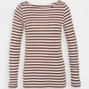 Esprit Damen STRIPE LONGSLEEVE - Langarmshirt - Brown -Esprit Verkäufe 2024 1ef93df578c24736a02acb02c1317246