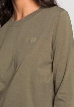 Esprit Damen Langarmshirt - Dark Khaki -Esprit Verkäufe 2024 1f70226b08ce4e0c87b6ca9691efced7