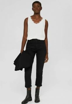 Esprit Damen Jeans Slim Fit - Black Dark Washed