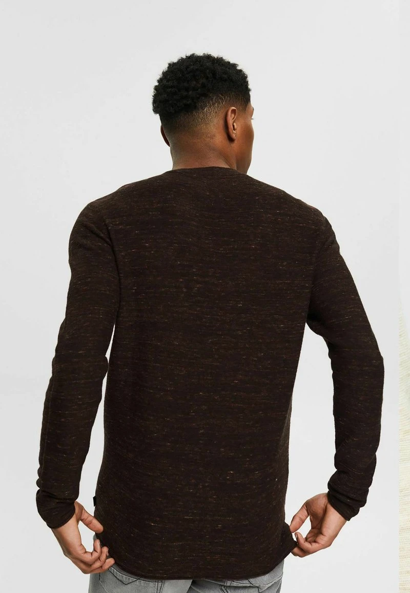 Esprit Herren Strickpullover - Dark Brown 5 Esprit Herren Strickpullover - Dark Brown – Bild 3