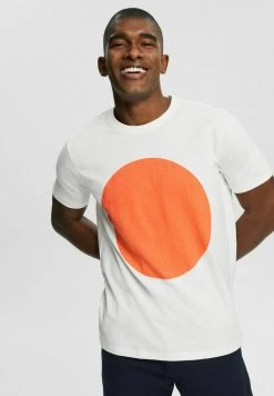 Esprit Herren T-Shirt Print - Off White -Esprit Verkäufe 2024 2043ae1989694dd6bba1e2e046f421fd