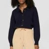 Esprit Damen LOOSE - Strickjacke - Navy