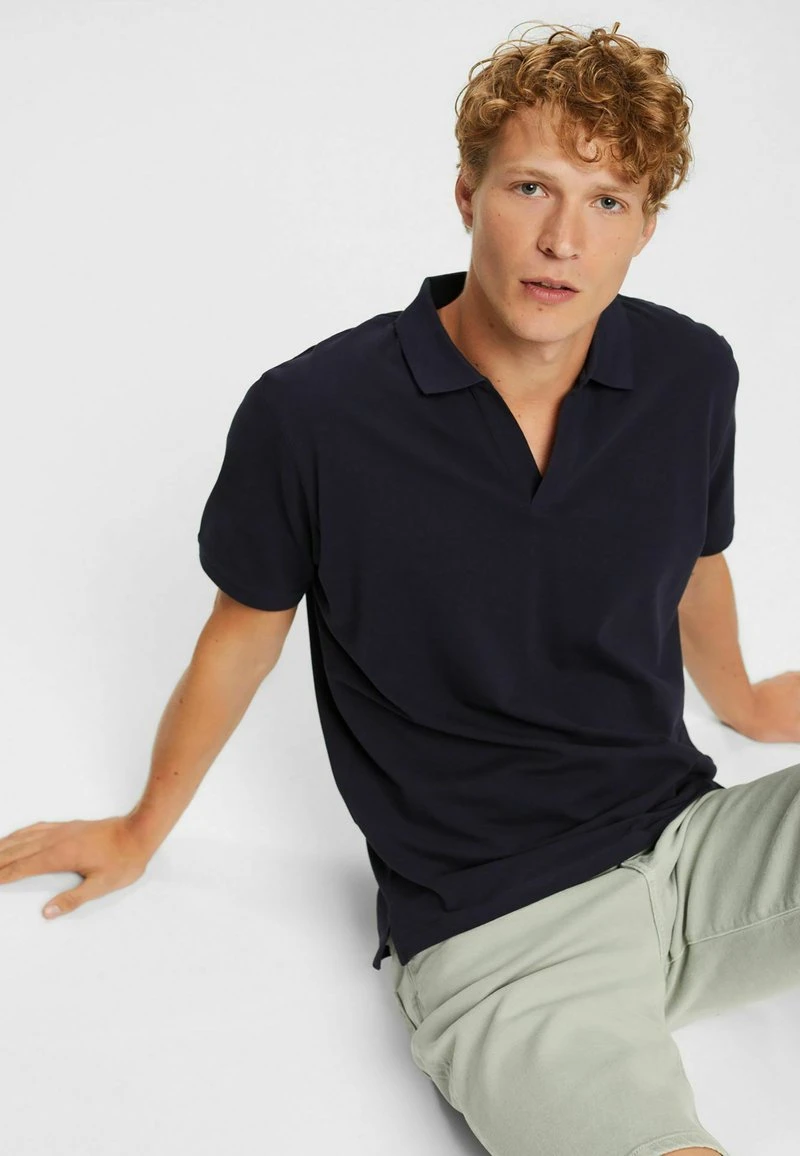 Esprit Herren Poloshirt - Navy 7 Esprit Herren Poloshirt - Navy – Bild 5