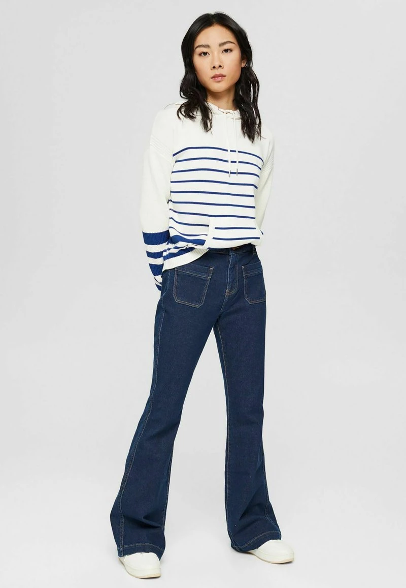 Esprit Damen Flared Jeans - Blue Dark Washed 4 Esprit Damen Flared Jeans - Blue Dark Washed – Bild 2