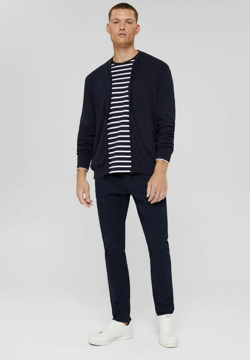 Esprit Herren PIMA - Strickjacke - Navy 4 Esprit Herren PIMA - Strickjacke - Navy – Bild 2