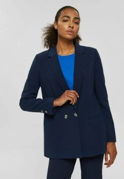 Esprit Damen Kurzmantel - Navy