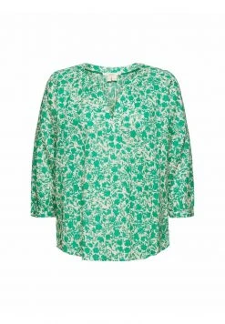 Esprit Damen GEMUSTERTE MIT 3/4 ÄRMELN - Bluse - Mint -Esprit Verkäufe 2024 22714381e7fa474aa553bd58e2d3082e