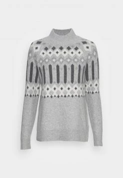 Esprit JACQUARD - Strickpullover - Light Grey | Damen -Esprit Verkäufe 2024 2282b43877ad48b0865da3bda259abec