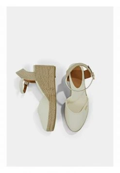 Esprit Damen VERA WEDGE - Plateausandalette - Off White -Esprit Verkäufe 2024 228a0803e31048c0b0bdaa92e6239c42