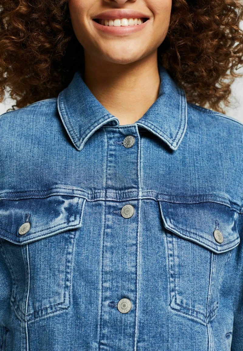 Esprit Jeansjacke - Blue Medium Washed | Damen 9 Esprit Jeansjacke - Blue Medium Washed | Damen – Bild 7