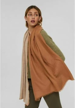 Esprit Damen DOUBLEFACE - Schal - Caramel