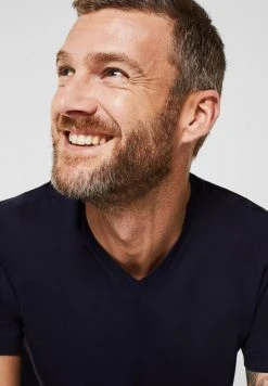 Esprit Herren T-Shirt Basic - Navy -Esprit Verkäufe 2024 24338a9212d84e9fafda8a21c1d39e7f