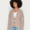 Esprit Damen COO CORE BUTTON - Strickjacke - Blush