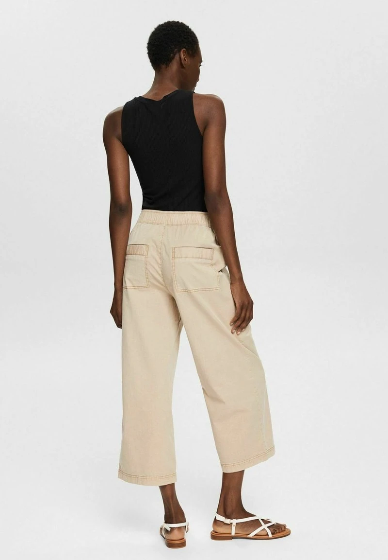 Esprit Damen GUMMIZUGBUND - Stoffhose - Sand 5 Esprit Damen GUMMIZUGBUND - Stoffhose - Sand – Bild 3