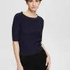 Esprit Damen T-Shirt Basic - Navy -Esprit Verkäufe 2024 25ba14498d344595b937423597d3bc00