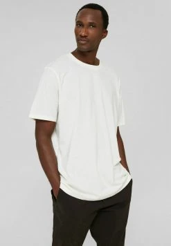Esprit Herren REGULAR FIT - T-Shirt Print - Off White