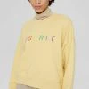 Esprit Damen Sweatshirt - Pastel Yellow