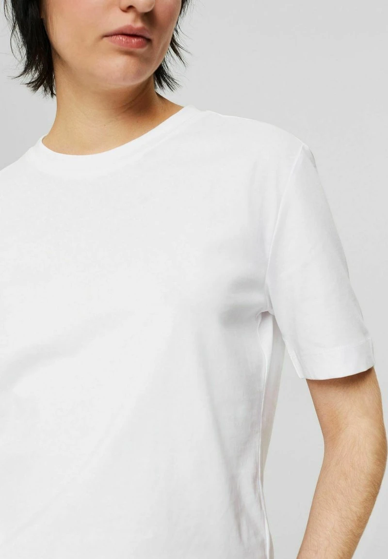 Esprit Damen REGULAR - T-Shirt Basic - White 6 Esprit Damen REGULAR - T-Shirt Basic - White – Bild 4