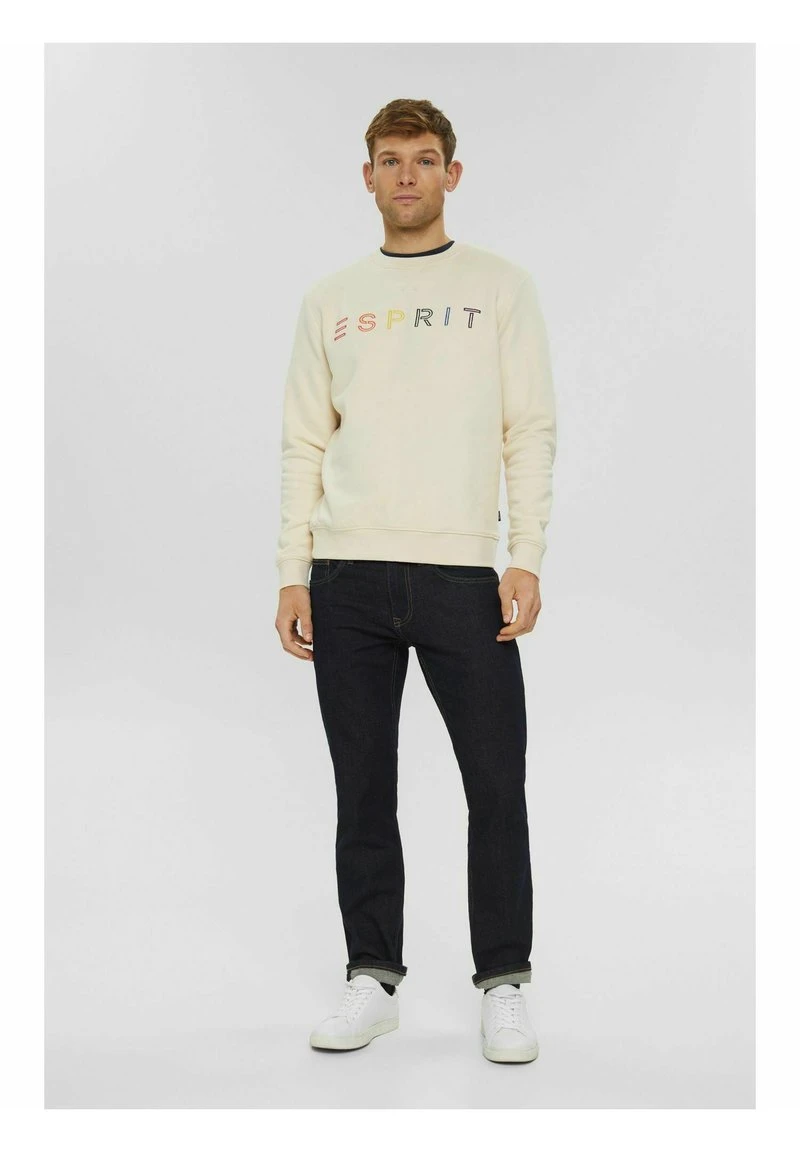 Esprit Herren Sweatshirt - Cream Beige 7 Esprit Herren Sweatshirt - Cream Beige – Bild 5
