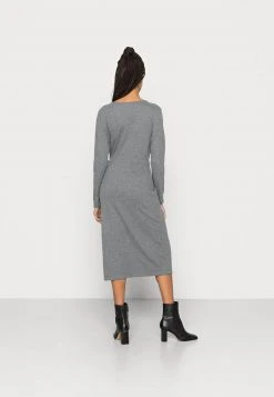 Esprit Damen COZY WRAP DRESS - Jerseykleid - Gunmetal -Esprit Verkäufe 2024 2820c6a7c7394c4db544de5637661558