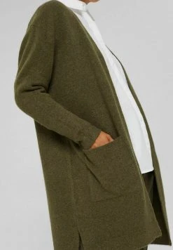 Esprit Damen Strickjacke - Dark Khaki -Esprit Verkäufe 2024 283caf5dd2a547179dddeaf59cfaae82