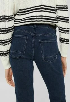 Esprit Damen MEDIUM RISE STRAIGHT - Jeans Straight Leg - Blue Black -Esprit Verkäufe 2024 287d46396a9c4345bc4dd88a1272c6c5