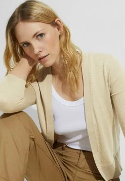 Esprit Damen CARDIGAN - Strickjacke - Sand -Esprit Verkäufe 2024 290bfeeaaea547288abe0de2b6fda6de