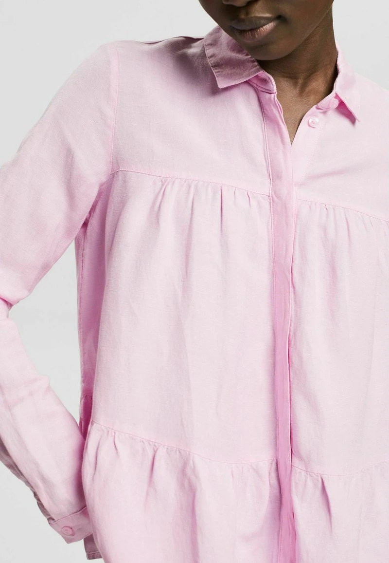 Esprit Damen VOLANTS - Hemdbluse - Pink 7 Esprit Damen VOLANTS - Hemdbluse - Pink – Bild 5