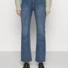 Esprit Damen Flared Jeans - Blue Dark Wash -Esprit Verkäufe 2024 295477ce535f4530a1b694c92187847e