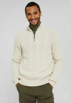 Esprit Herren Strickpullover - Off White